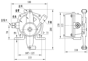 FLLS-III_FLLS-3_888腾博会_双向拉绳开关_拉线开关